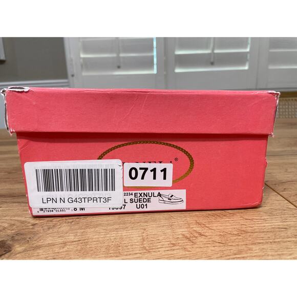 Vaneli Kimmo Loafers Tobacco Nival Suede Size 8 Comfy Moccasin Sihouette - Picture 10 of 13